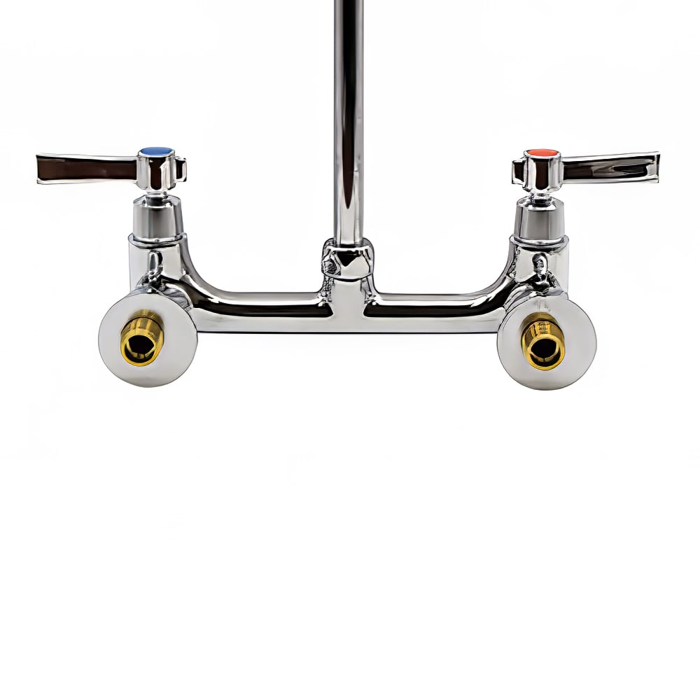 Advance Tabco DTA-53 34"H Wall Mount Pre Rinse Faucet - 1 3/5 GPM, Base with Nozzle