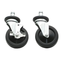 Advance Tabco EC-26 5" Stem Caster Set - (4) Swivel & (2) Brakes thumbnail 2