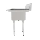 Advance Tabco FS-1-1818-18L 38 1/2" 1 Compartment Sink w/ 18"L x 18"W Bowl, 14" Deep thumbnail 3