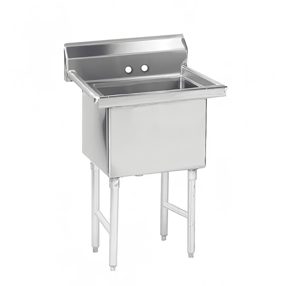 Advance Tabco FS-1-3624 41" 1 Compartment Sink w/ 36"L x 24"W Bowl, 14" Deep