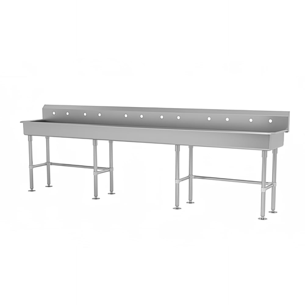 Advance Tabco FS-FM-120-ADA 120" Freestanding Multiwash Hand Sink