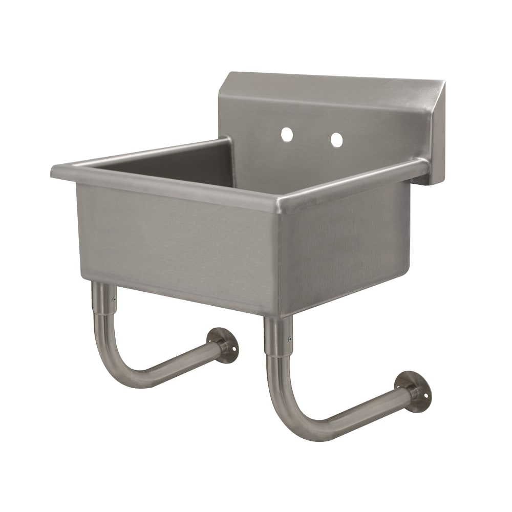 Advance Tabco FS-WM-2721 Wall Mount Mop Sink w/ 12"D Bowl, Basket Drain