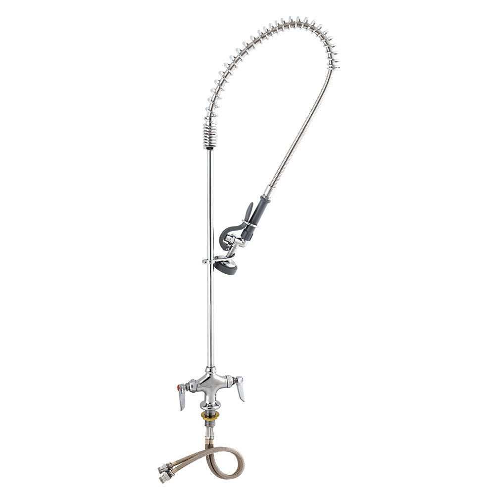 Advance Tabco K-115 42"H Deck Mount Pre Rinse Faucet - 1 21/50 GPM, Base with Nozzle