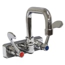 Advance Tabco K-206 Splash Mount Faucet - Wrist Handles, 4" On-Center thumbnail 2