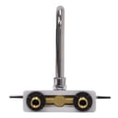 Advance Tabco K-206 Splash Mount Faucet - Wrist Handles, 4" On-Center thumbnail 3