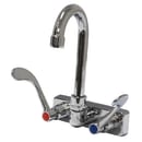 Advance Tabco K-316 Splash Mount Faucet - 3 1/2" Gooseneck Spout, 4" Centers, Lead Free thumbnail 2