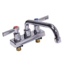 Advance Tabco K-50 Deck Mount Faucet - 8" Swing Spout, 4" Centers, Lead Free thumbnail 2