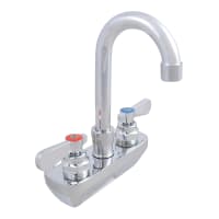 Advance Tabco K-69 Splash Mount Faucet - 3" Gooseneck Spout, 4" Centers, Lead Free thumbnail 2
