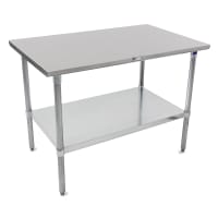 Advance Tabco MG-305 60" 16 ga Work Table w/ Undershelf & 304 Series Stainless Flat Top thumbnail 2
