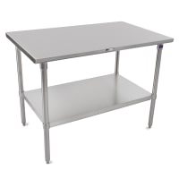 Advance Tabco MS-243 36" 16 ga Work Table w/ Undershelf & 304 Series Stainless Flat Top thumbnail 2
