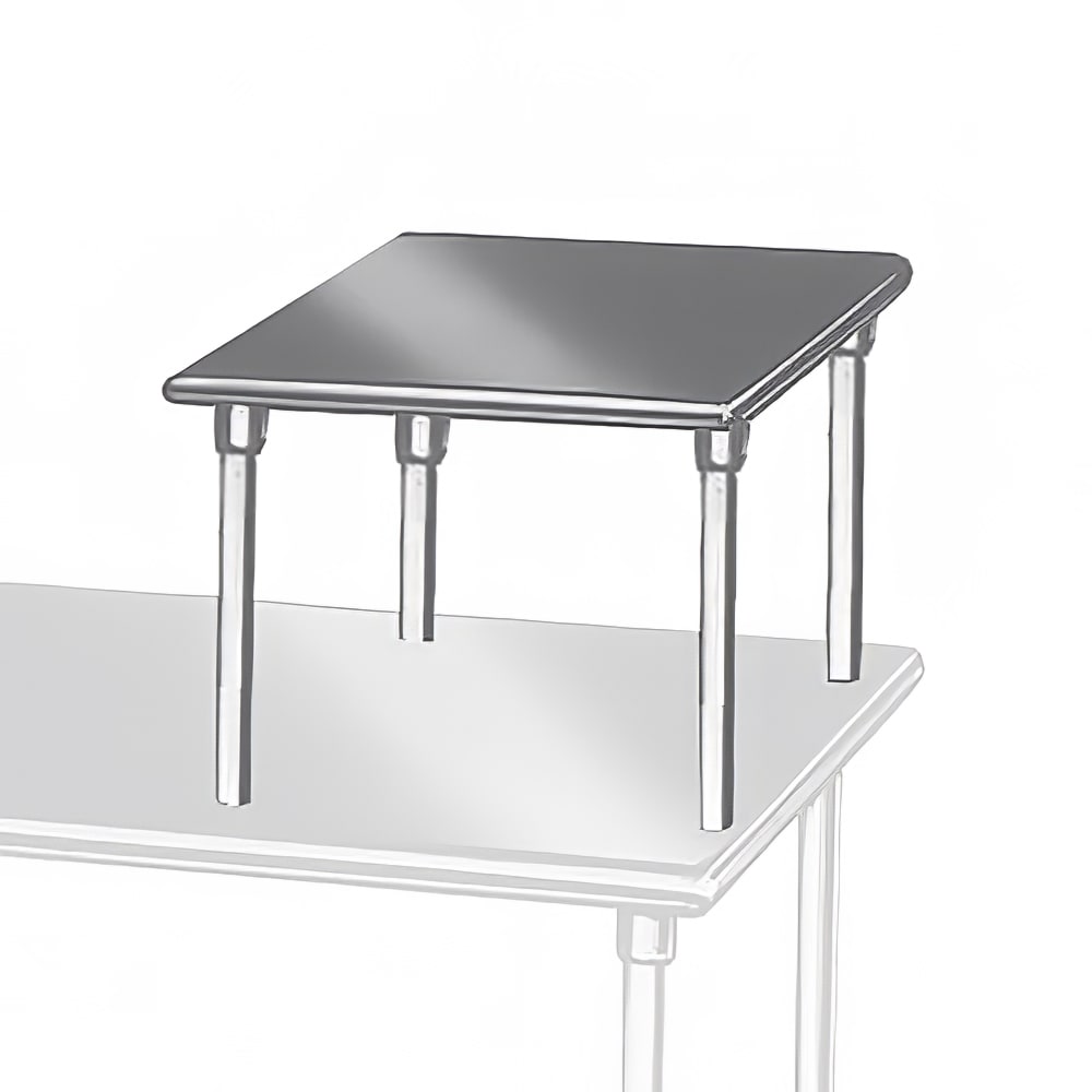 Advance Tabco MST-24-24 Table Mount Equipment Shelf, 24" x 24", 18/430 Stainless