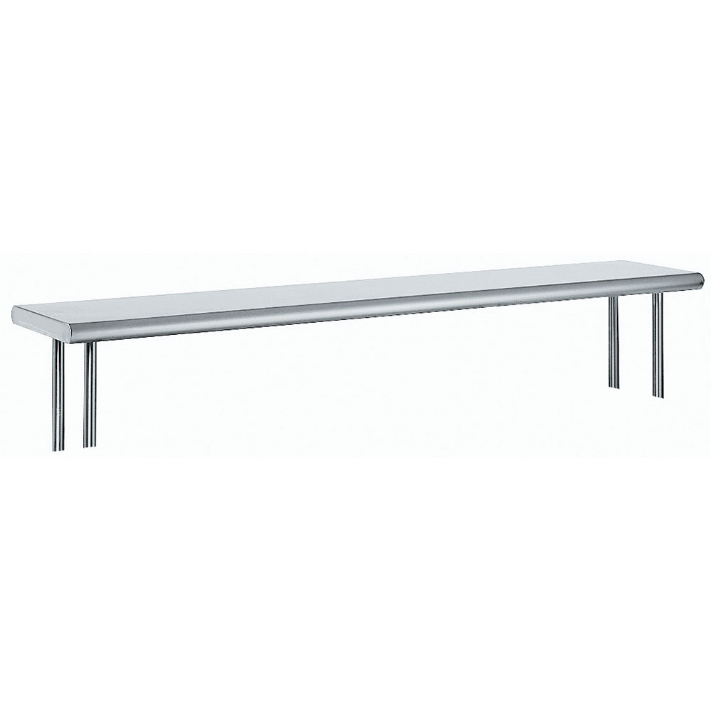 Advance Tabco OTS-12-60 60" Old Style Table Mount Shelf - 1 Deck, 12"L, 18 ga 430 Stainless