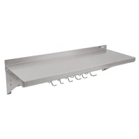 Advance Tabco PS-12-36 Solid Wall Mounted Shelf, 36"W x 12"D, Stainless thumbnail 2