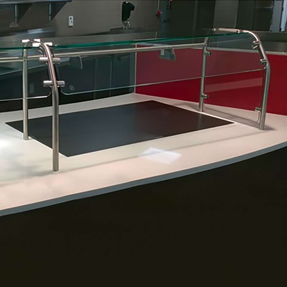 Advance Tabco STFS-12-36 Self Service Counter Mount Food Shield - 36"L x 20"H, Glass