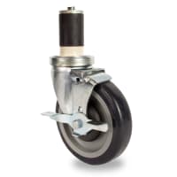 Advance Tabco TA-25A Swivel Casters, 5", with Rubber Wheels thumbnail 2