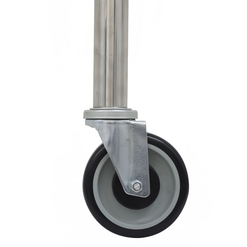 Advance Tabco TA-25S-6 5" Casters w/ Stainless Steel Legs for Work Tables