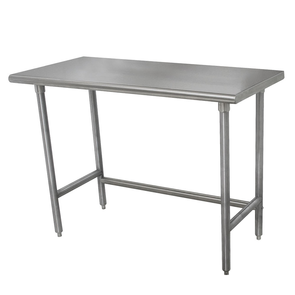 Advance Tabco TELAG-302-X 24" 16 ga Work Table w/ 430 Series Stainless Flat Top
