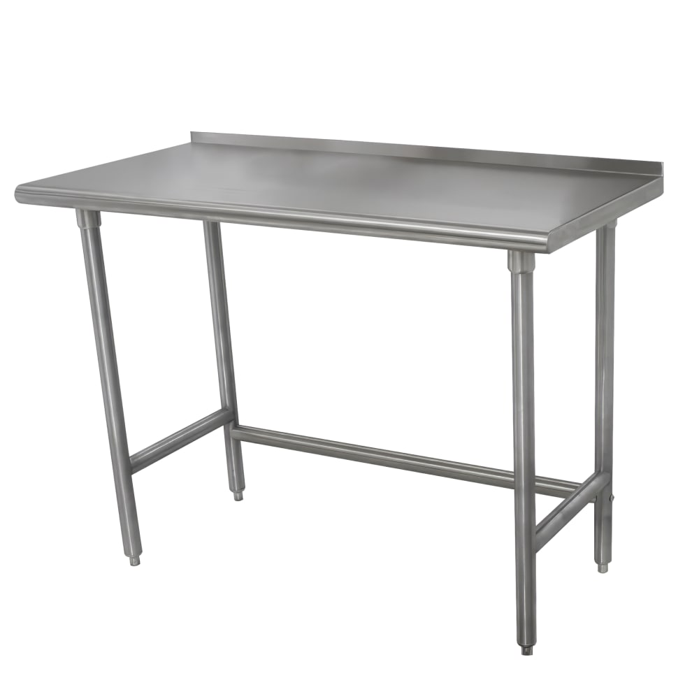 Advance Tabco TFLAG-363-X 36" 16 ga Work Table w/ 430 Series Stainless Top, 1 1/2" Backsplash