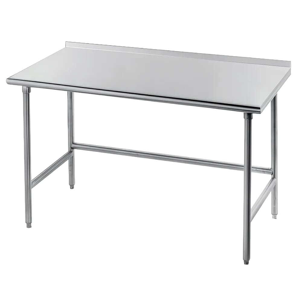Advance Tabco TFMG-240 30" 16 ga Work Table w/ 304 Series Stainless Top, 1 1/2" Backsplash
