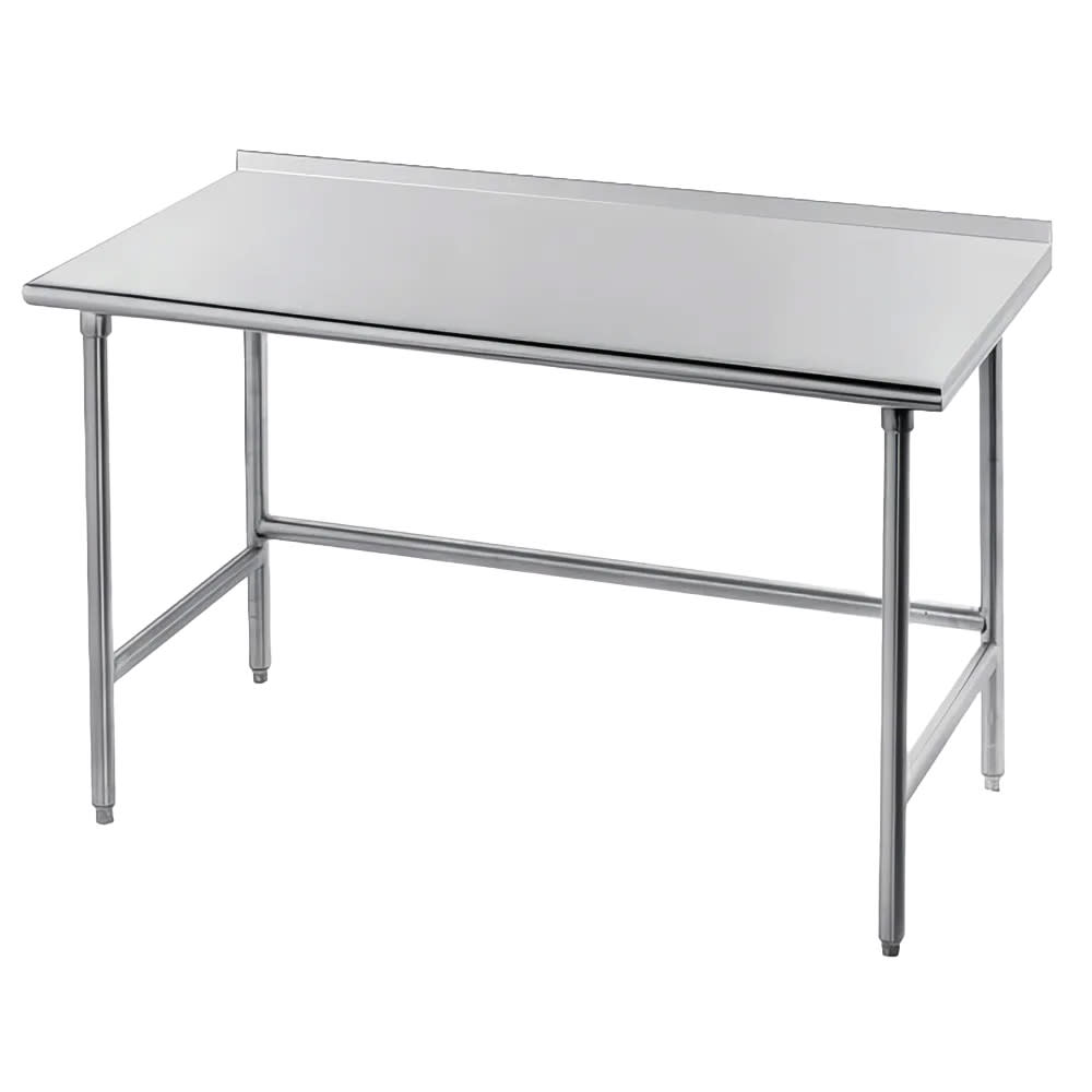 Advance Tabco TFMS-302 24" 16 ga Work Table w/ 304 Series Stainless Top, 1 1/2" Backsplash