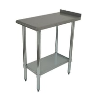 Advance Tabco TFMSU-150 Equipment Filler Table - Undershelf, 1 1/2" Turn Up In Rear, Stainless thumbnail 2