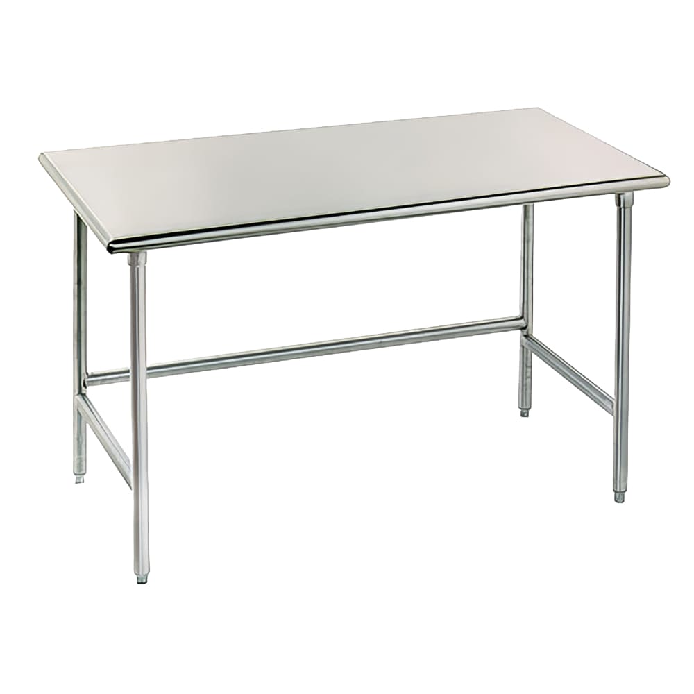 Advance Tabco TGLG-242 24" 14 ga Work Table w/ 304 Series Stainless Flat Top
