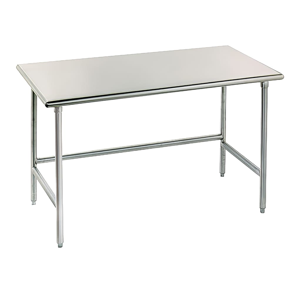 Advance Tabco TGLG-302 24" 14 ga Work Table w/ 304 Series Stainless Flat Top