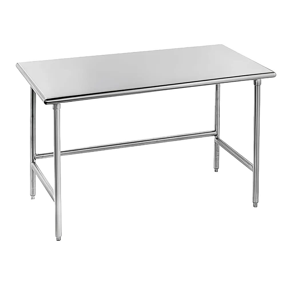 Advance Tabco TMG-302 24" 16 ga Work Table w/ 304 Series Stainless Flat Top