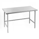 Advance Tabco TMS-3010 120" 16 ga Work Table w/ 304 Series Stainless Flat Top thumbnail 2