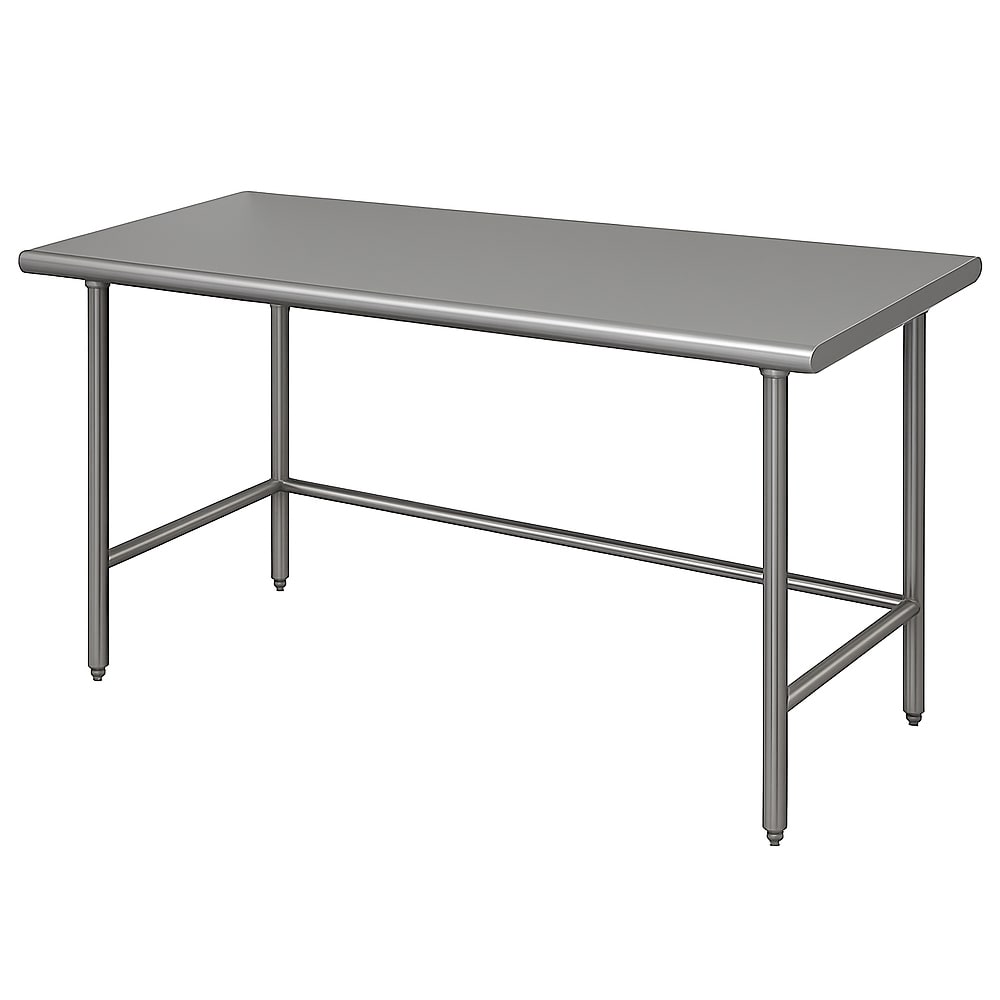 Advance Tabco TSS-365 60" 14 ga Work Table w/ 304 Series Stainless Flat Top