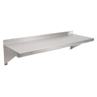 Advance Tabco WS-12-72 Solid Wall Mounted Shelf, 72"W x 12"D, Stainless thumbnail 2