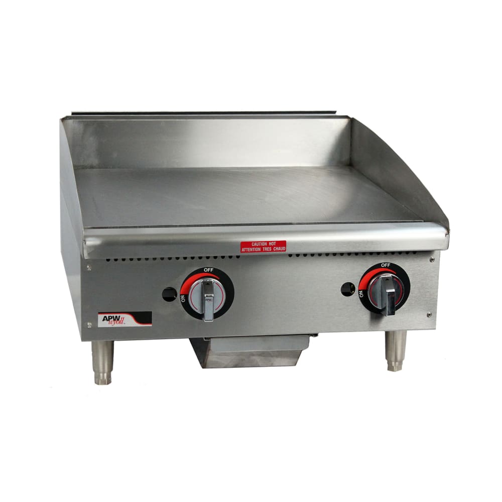 APW Wyott EG-24S 24" Electric Griddle w/ Thermostatic Controls - 3/4" Steel Plate, 208v/1ph