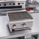 APW Wyott GCRB-24S 24" Gas CharRock Broiler w/ Cast Iron Grates, Liquid Propane thumbnail 2