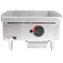 APW Wyott GGM-18S 18" Gas Griddle w/ Manual Controls - 3/4" Steel Plate, Natural Gas thumbnail 3