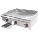 APW Wyott GGM-36S 36" Gas Griddle w/ Manual Controls - 1" Steel Plate, Liquid Propane thumbnail 6