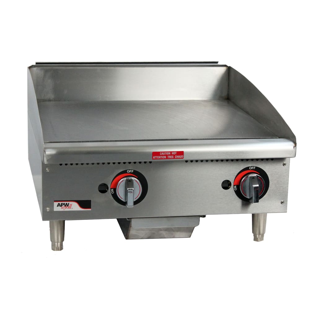APW Wyott GGT-36S 36" Gas Griddle w/ Thermostatic Controls - 1" Steel Plate, Liquid Propane