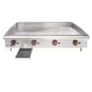 APW Wyott GGT-48S 48" Gas Griddle w/ Thermostatic Controls - 1" Steel Plate, Natural Gas thumbnail 4