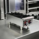 APW Wyott GHP-2S 12" Gas Hotplate w/ (2) Burners & Manual Controls, Natural Gas thumbnail 2