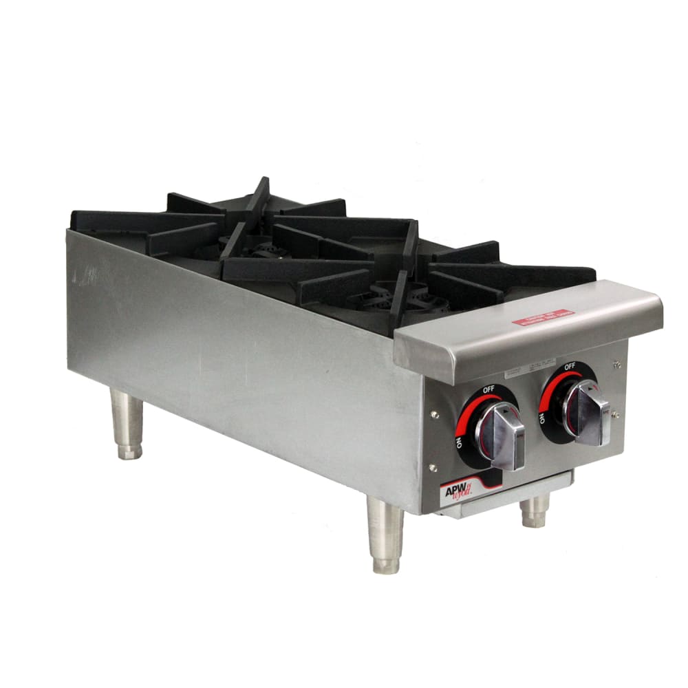 APW Wyott GHP-4S 24" Gas Hotplate w/ (4) Burners & Manual Controls, Liquid Propane