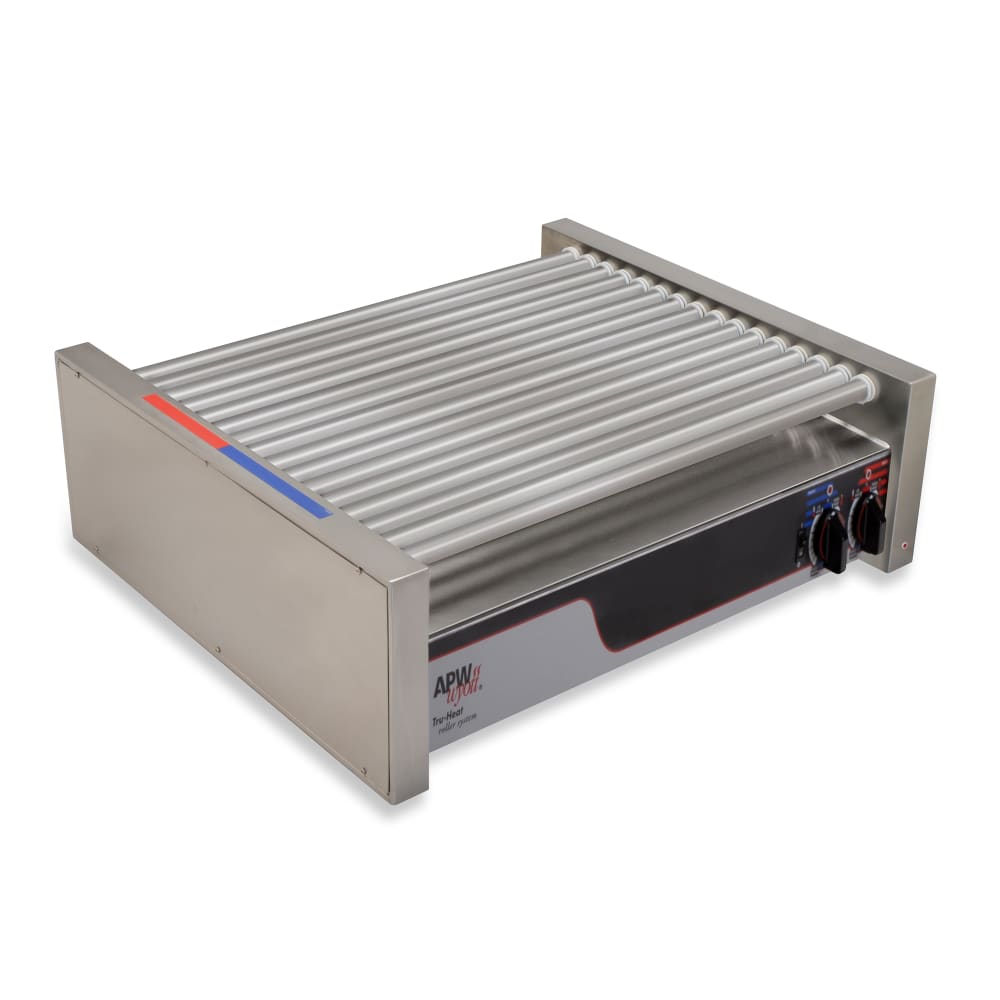 APW Wyott HR-20 20 Hot Dog Roller Grill - Flat Top, 120v