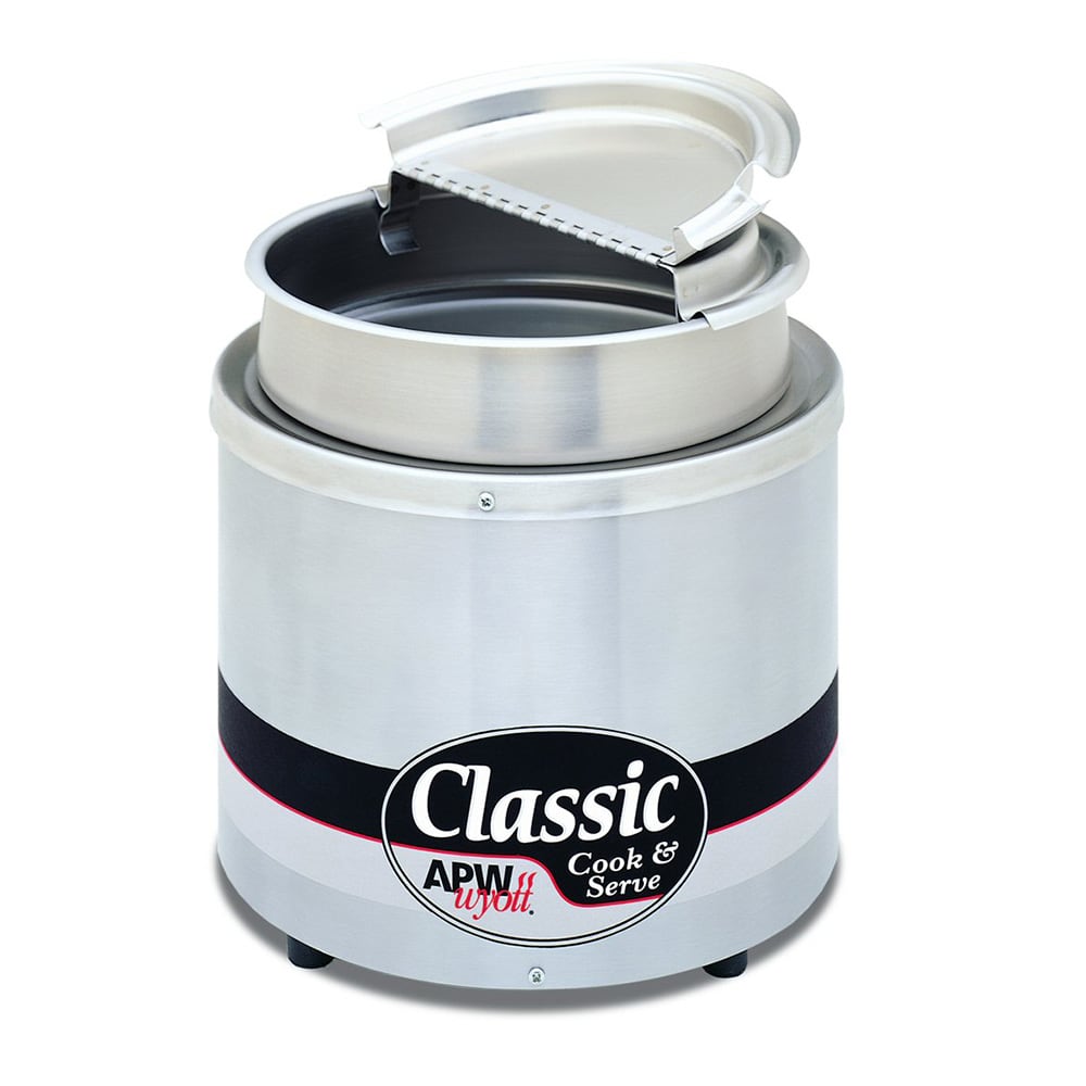 APW Wyott RCW-11 11 qt Countertop Soup Warmer w/ Thermostatic Controls, 120v