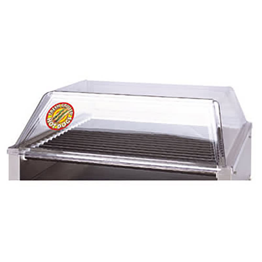 APW Wyott SG-50 Sneeze Guard, Sloped Front Design, For Hot Dog Grills Approx 36 x 20 in