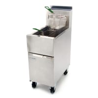 Bakemax BAKEG40 Gas Fryer - (1) 40 lb Vat, Floor Model, Natural Gas thumbnail 2
