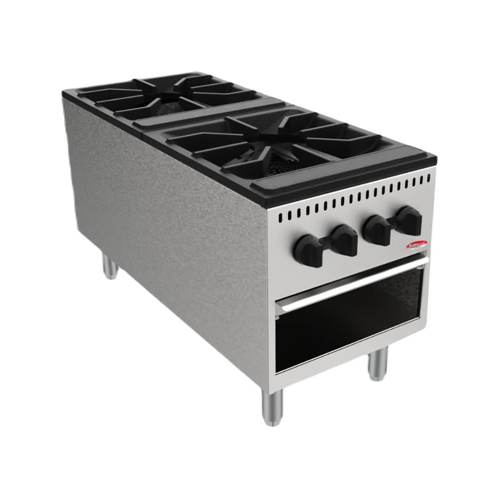 Bakemax BASPS002 2 Burner Stock Pot Range, Convertible