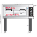 Bakemax BMDDD01 Floor Model Single Multi-Purpose Deck Oven - 220v thumbnail 2