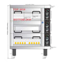 Bakemax BMDDD03 Floor Model Triple Multi-Purpose Deck Oven - 220v thumbnail 2