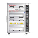 Bakemax BMDDD04 Floor Model Quadruple Multi-Purpose Deck Oven - 220v thumbnail 2