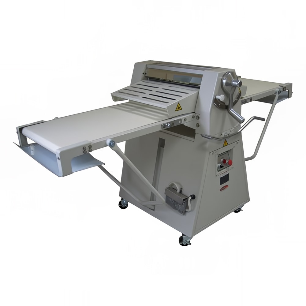 Bakemax BMFRS03 Floor Model Dough Sheeter, Reversible, 25" X 95" Work Length, 220v/1ph