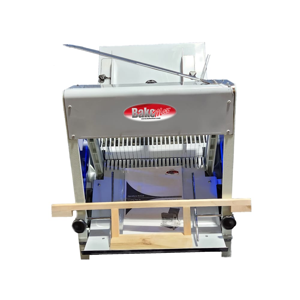 Bakemax BMGF001 Countertop Bread Slicer w/ 7/16" Slice - Gravity Feed, 110v