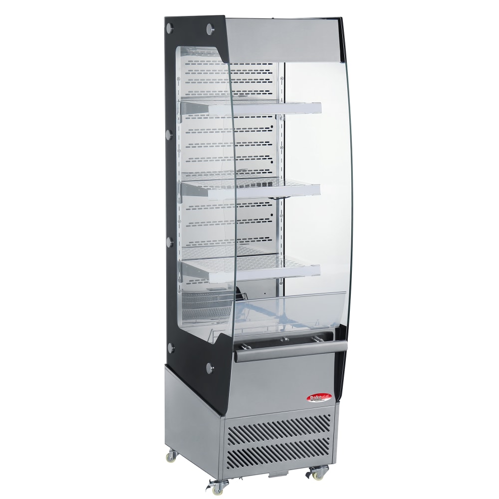 Bakemax BMGG019 19" Vertical Open Air Cooler w/ (4) Levels, 115v